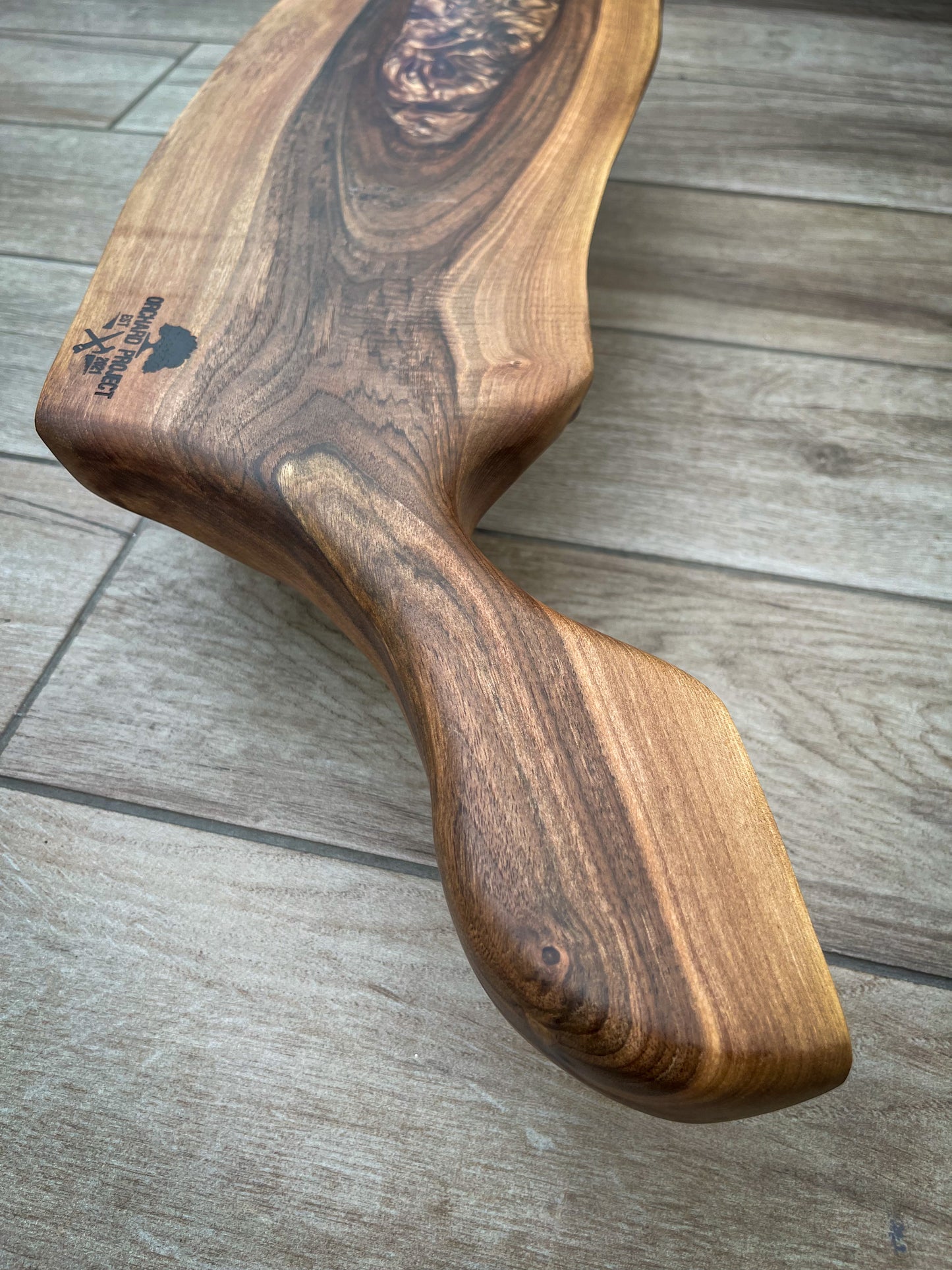 Large Walnut Wood Charcuterie Board