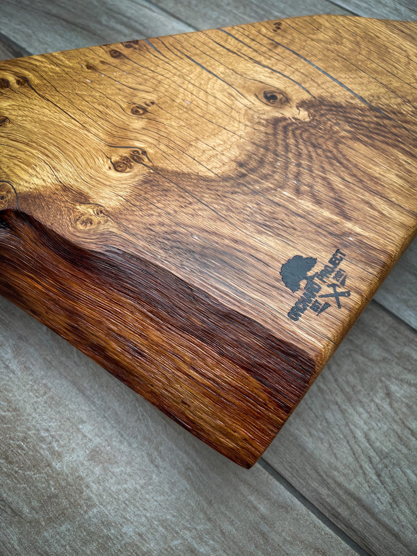 Large Oak Wood Charcuterie Board
