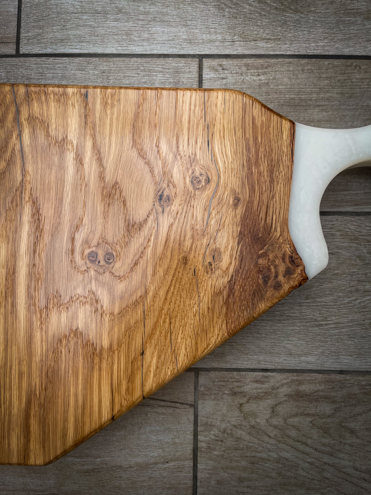 Large Oak Wood Charcuterie Board