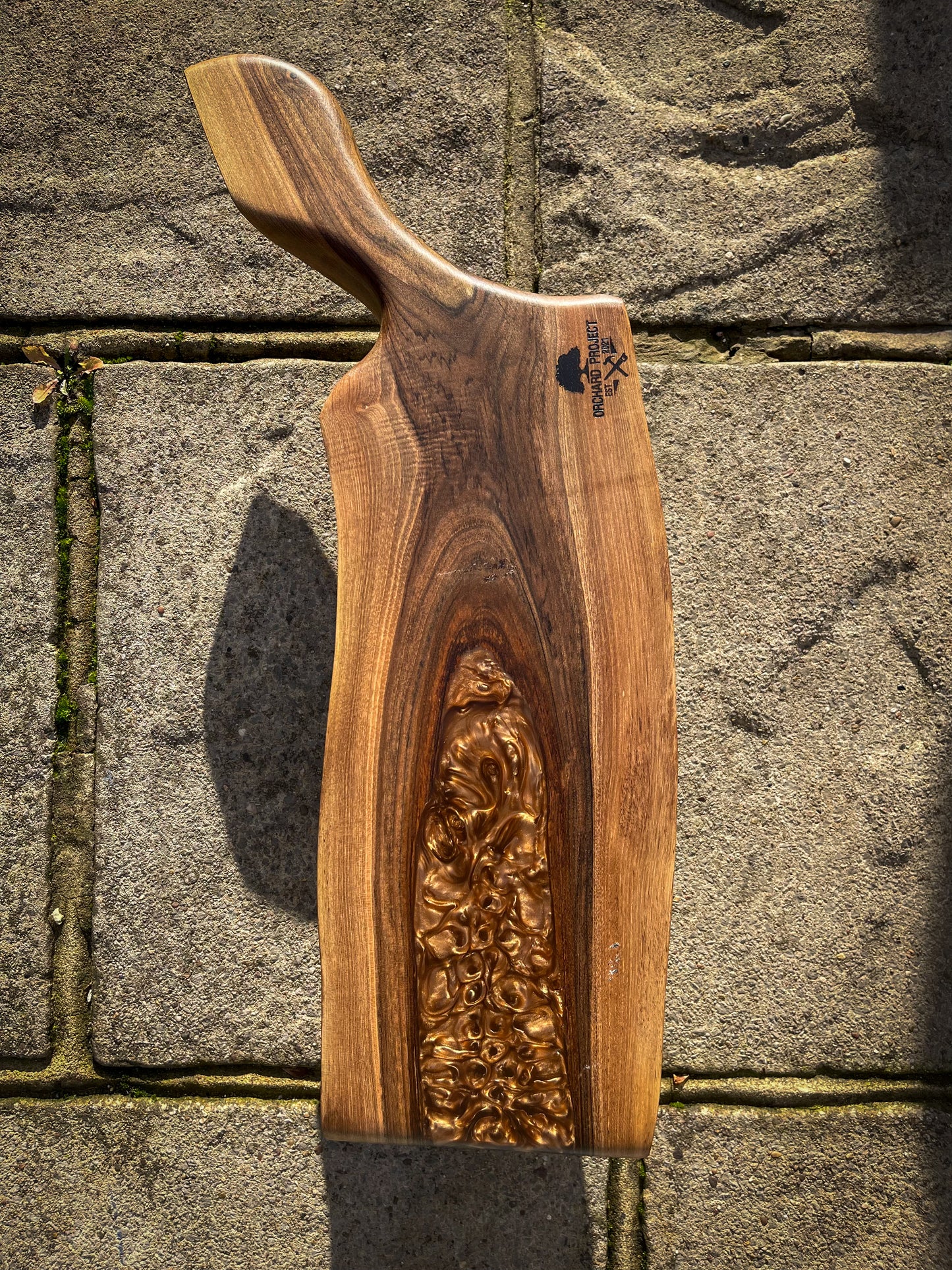 Large Walnut Wood Charcuterie Board