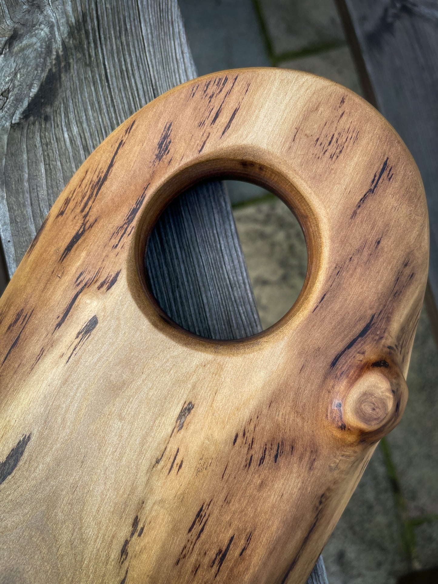 Extra Large Walnut Wood and Blue Epoxy Resin Charcuterie Board
