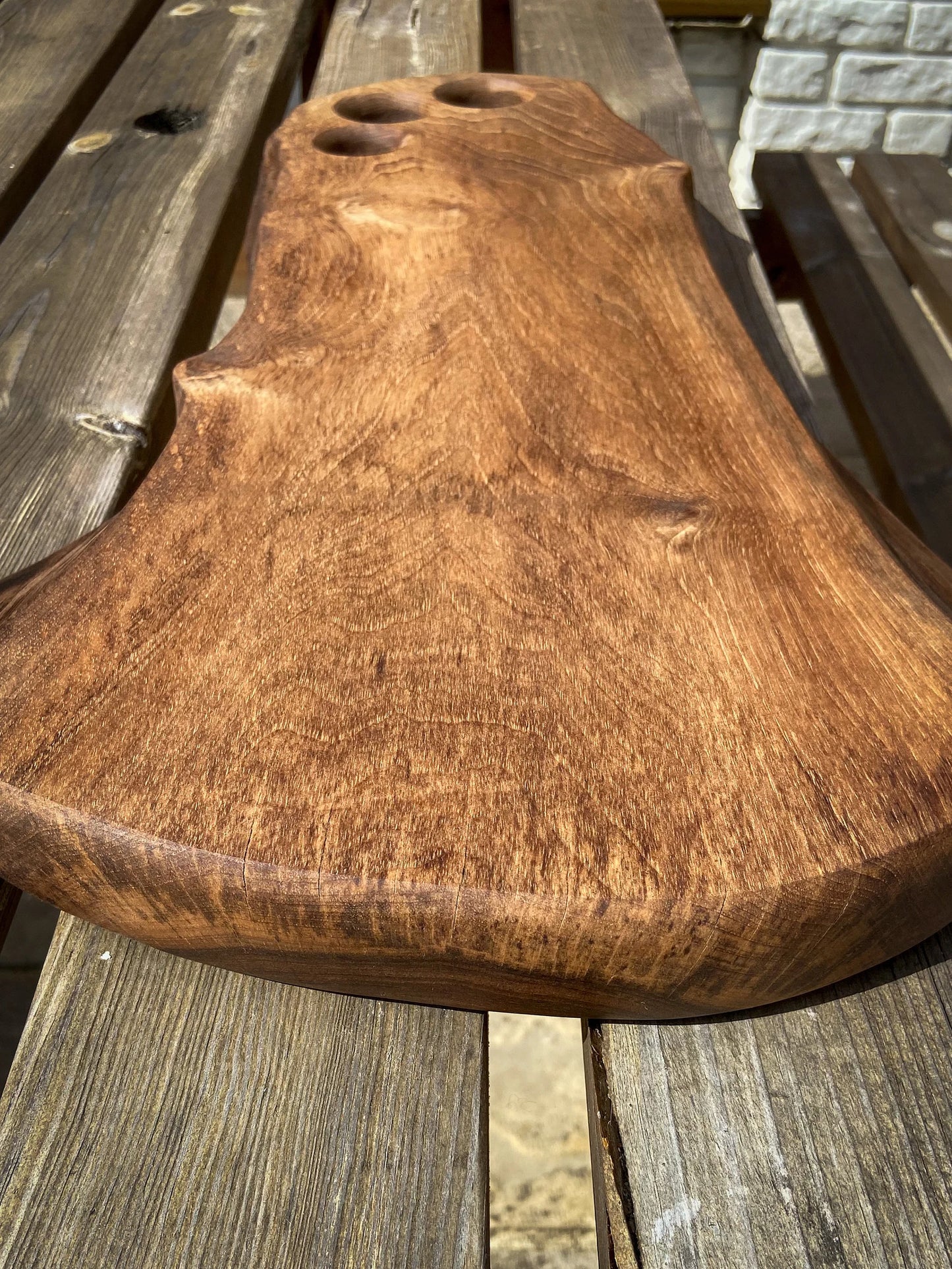 Large English Walnut Wood Charcuterie Board