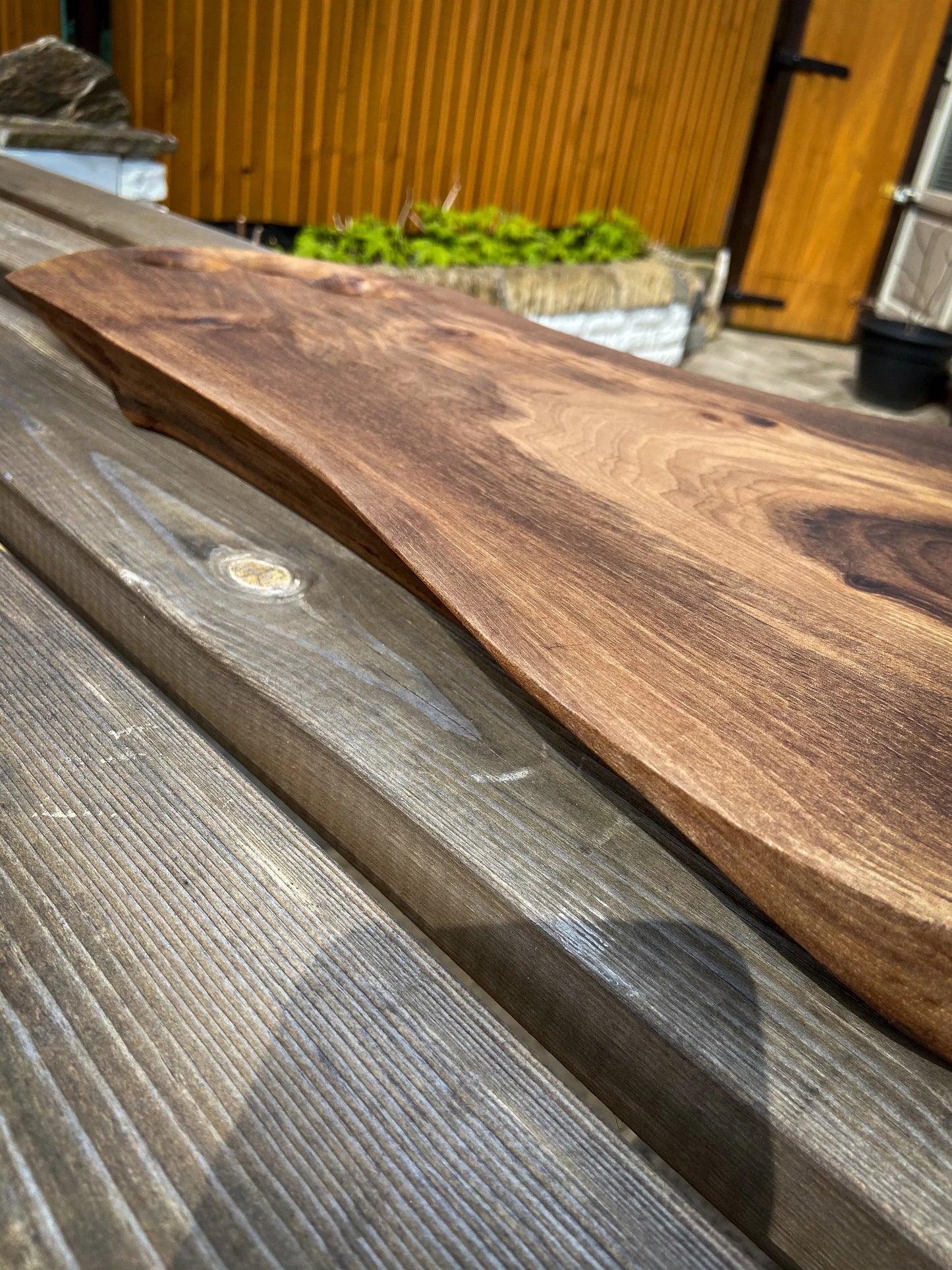 Large English Walnut Wood Charcuterie Board