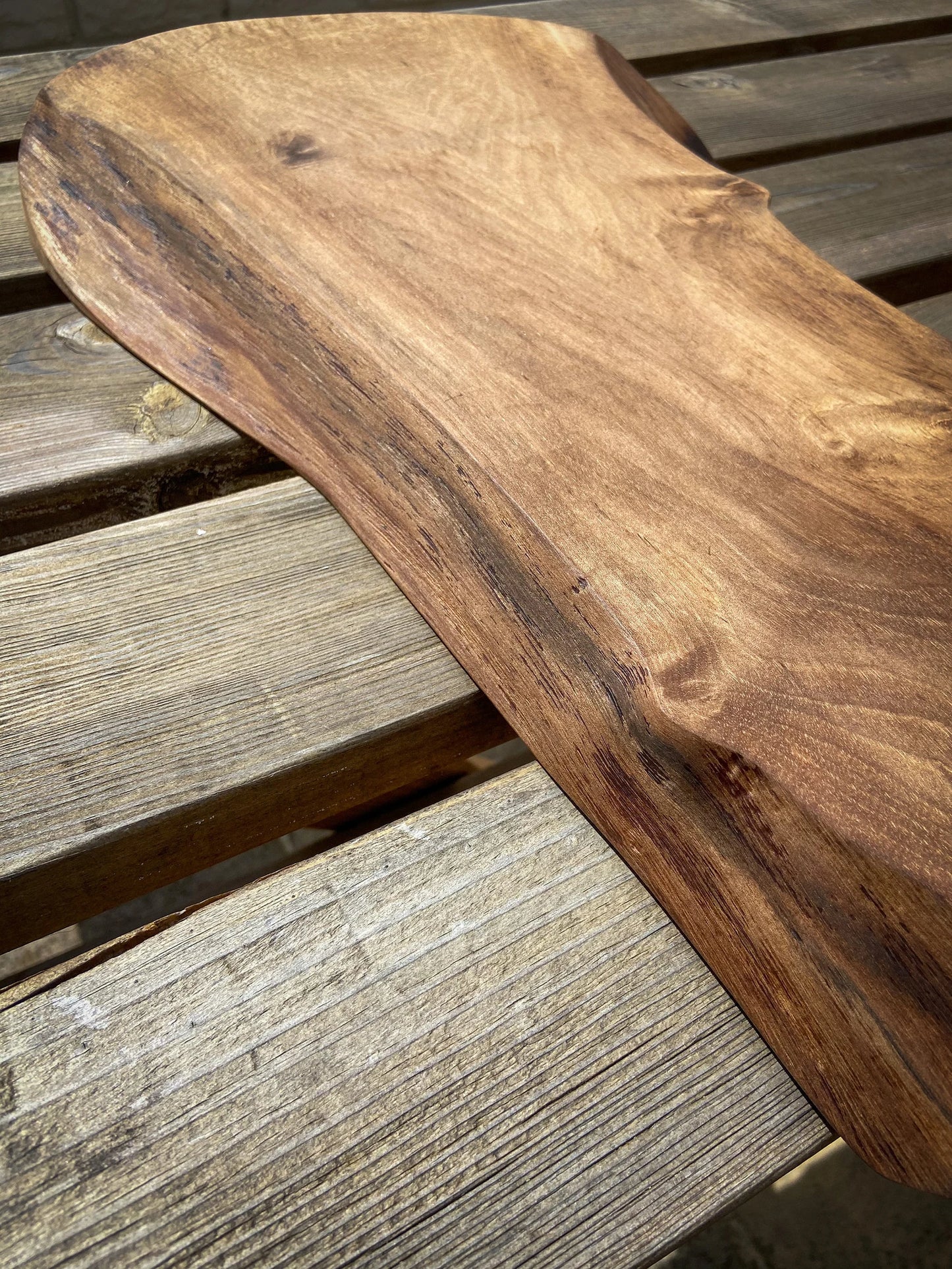 Large English Walnut Wood Charcuterie Board