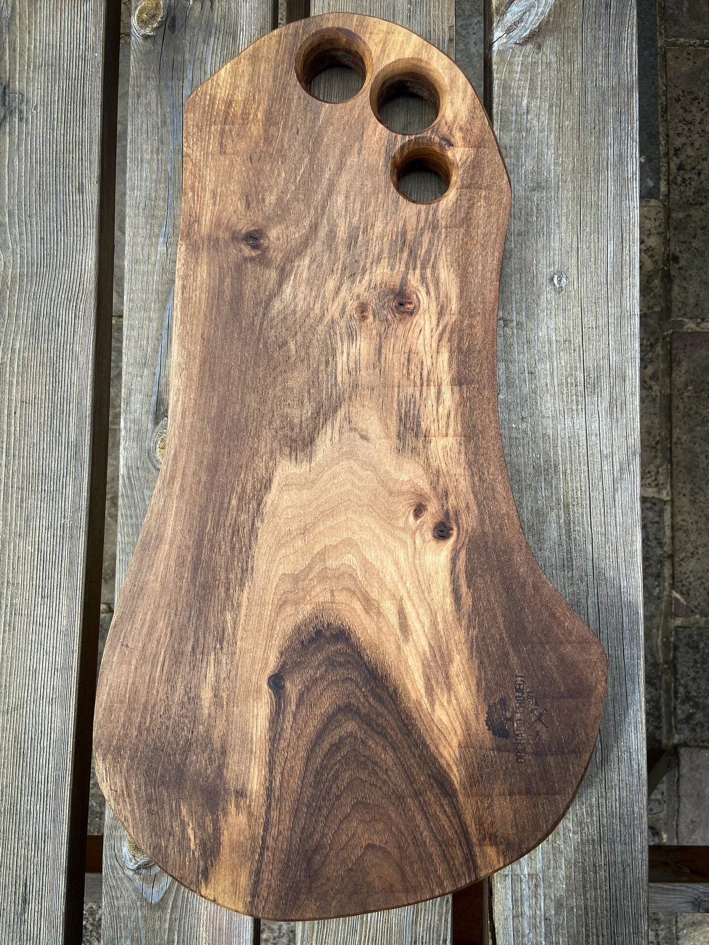 Large English Walnut Wood Charcuterie Board