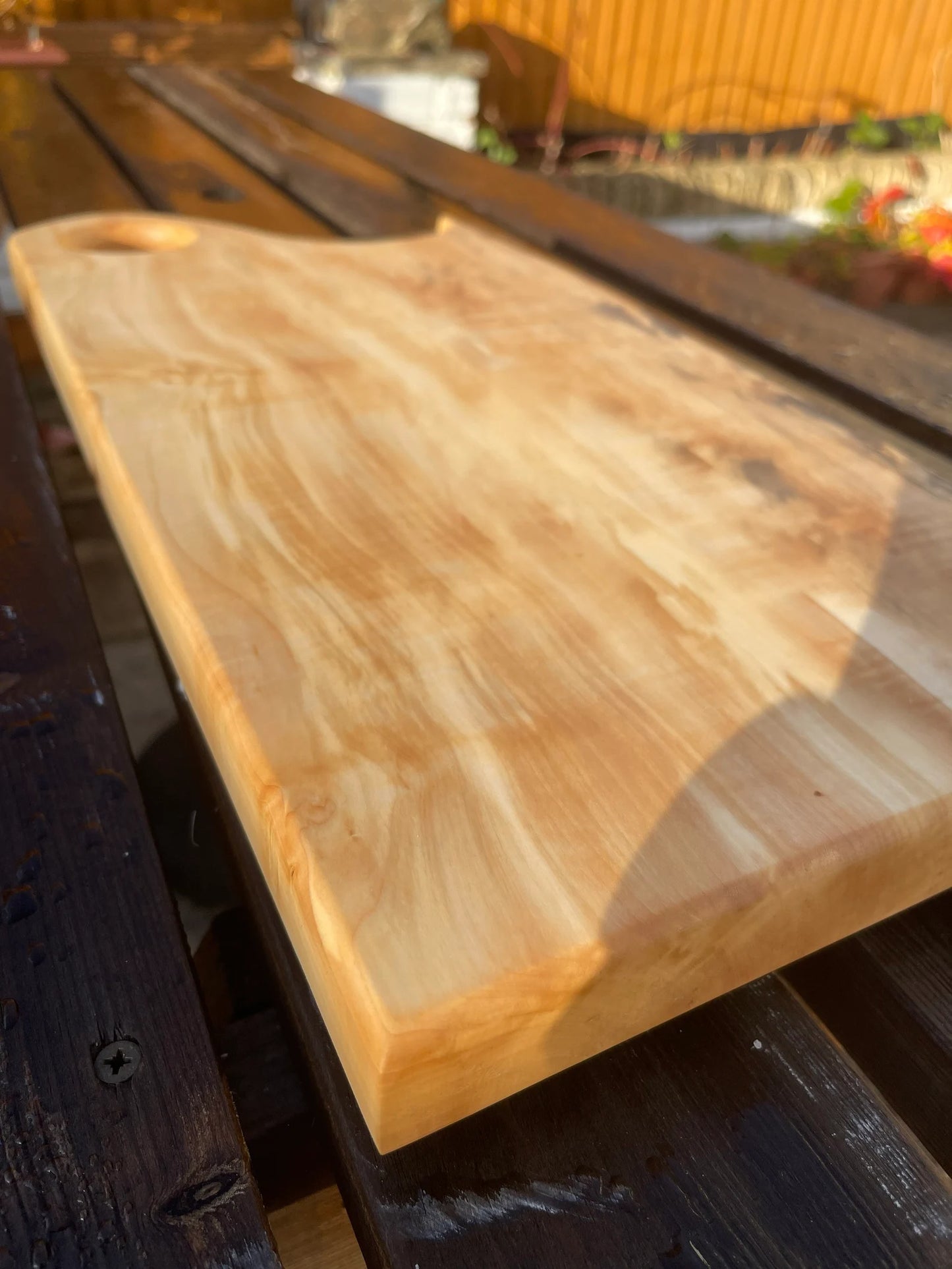 Extra Large Horse Chestnut Wood Charcuterie Board