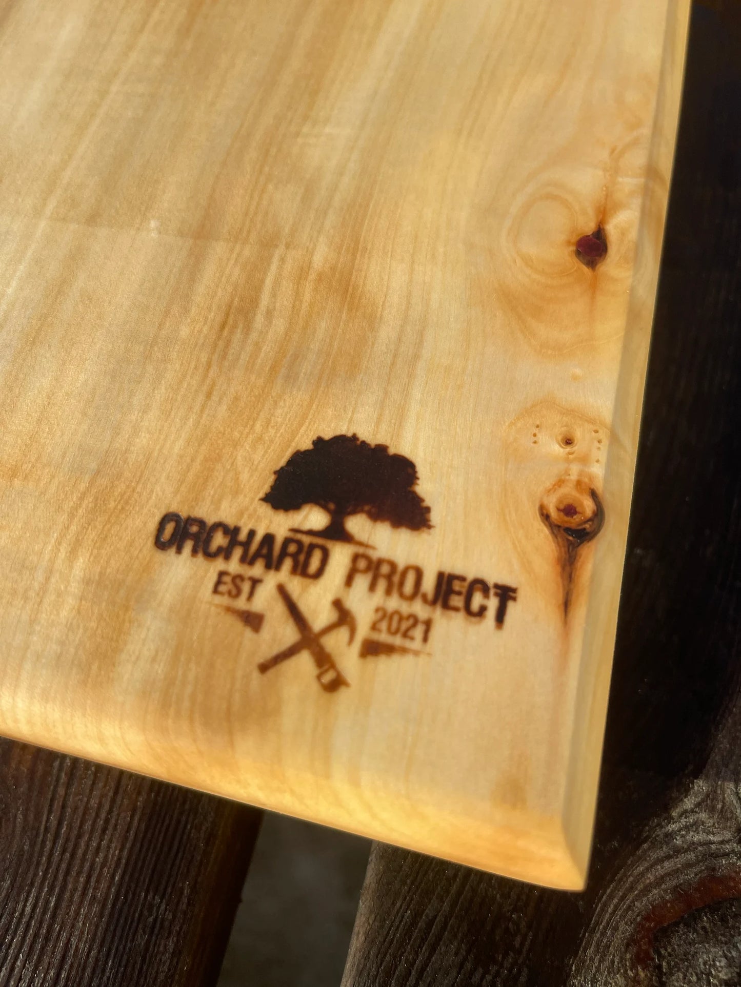 Extra Large Horse Chestnut Wood Charcuterie Board
