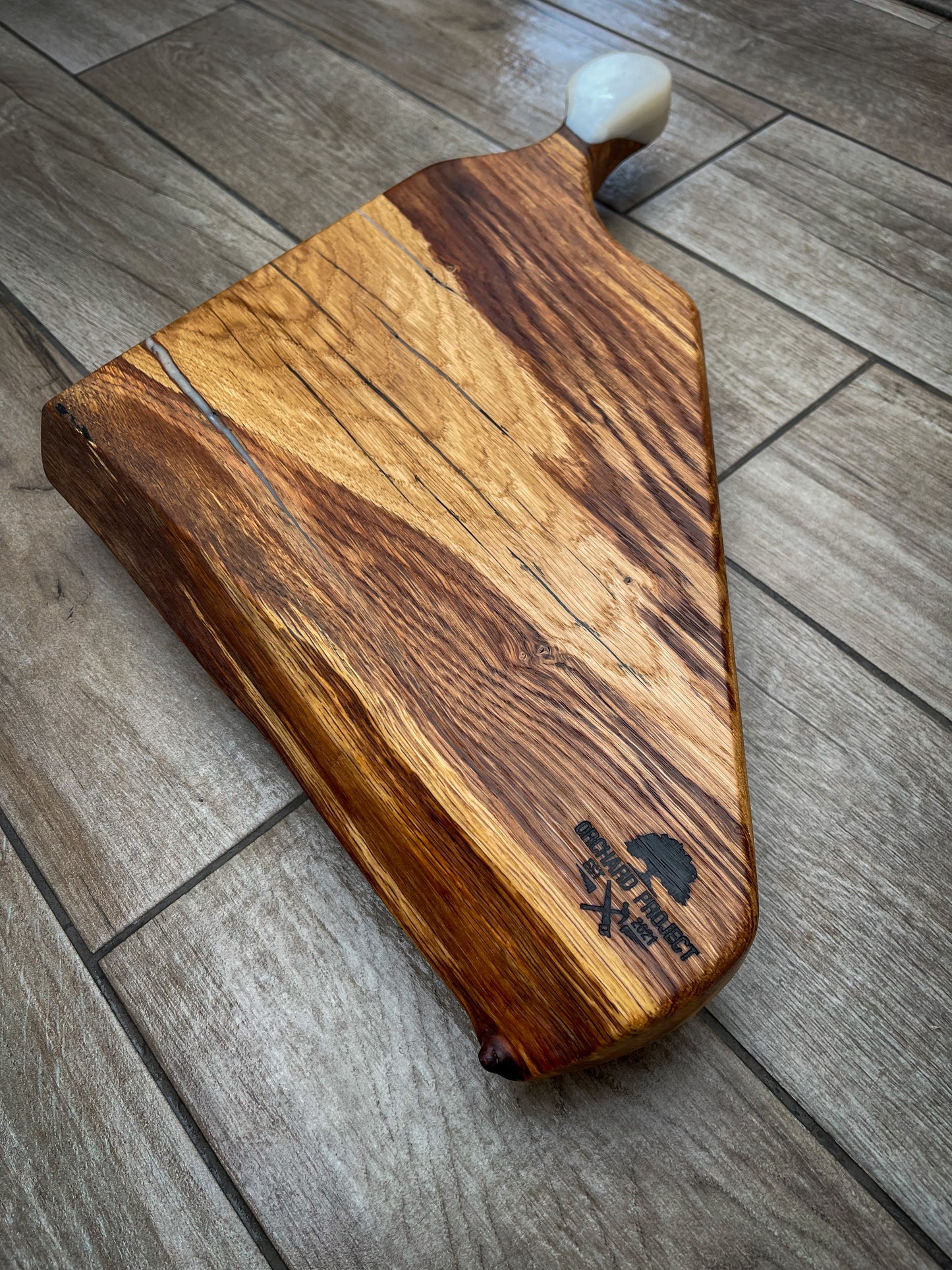 Large Oak Wood Charcuterie Board